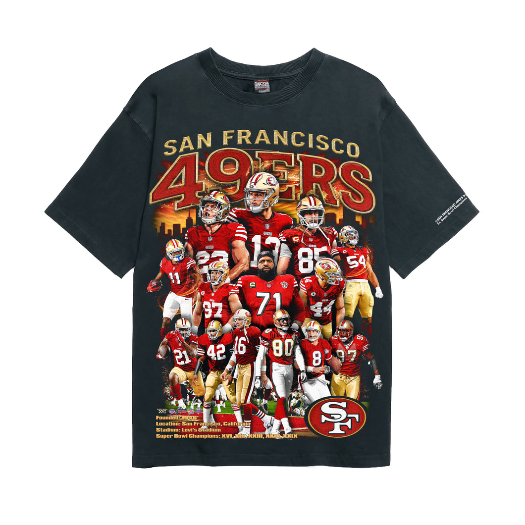 49ERS T-SHIRT (VINTAGE WASH)