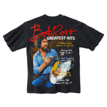 BOB ROSS WASHED BLACK T-SHIRT