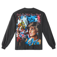 PRINCESS DIANA WASHED BLACK LONGLSEEVE