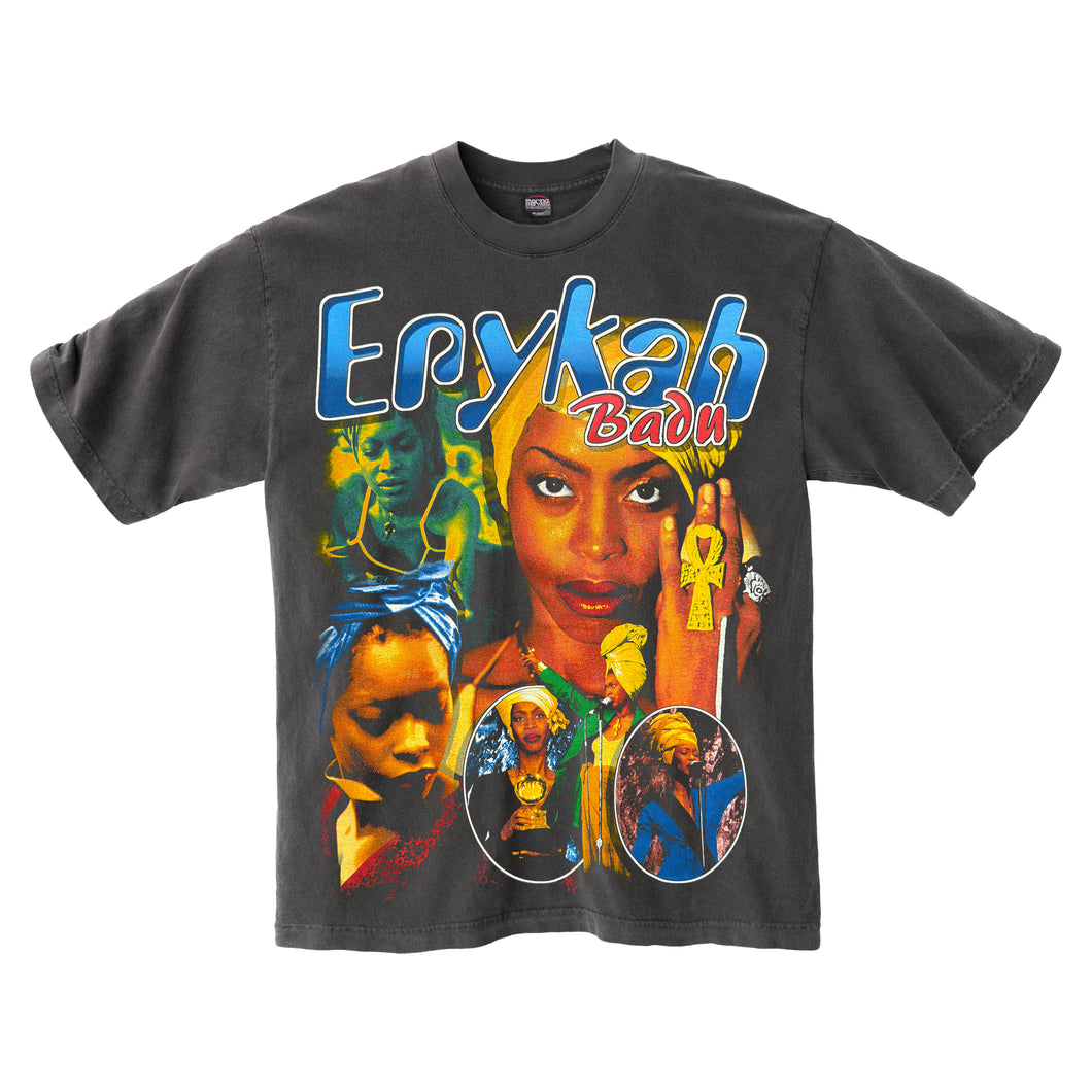 ERYKAH BADU VINTAGE GREY T-SHIRT