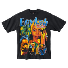 ERYKAH BADU WASHED BLACK T-SHIRT