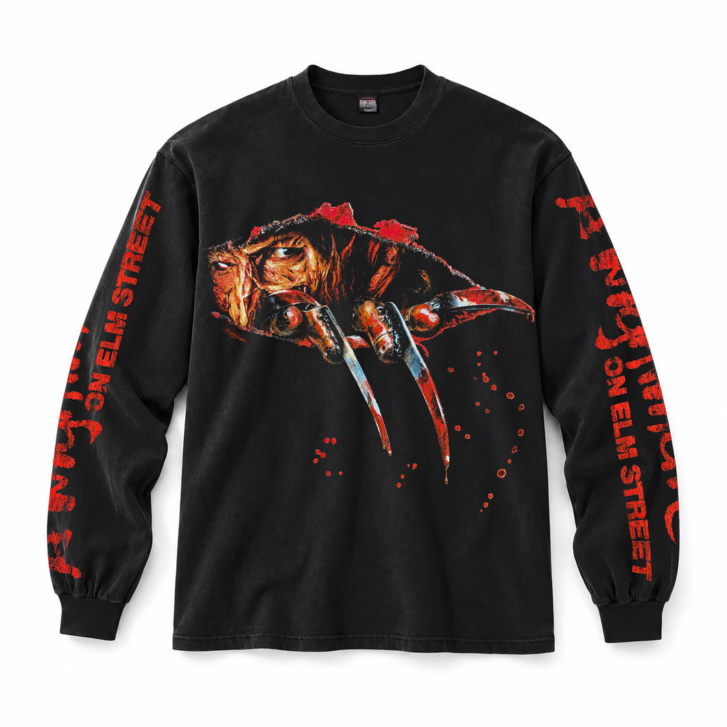 FREDDY KRUEGER BLACK LONGSLEEVE