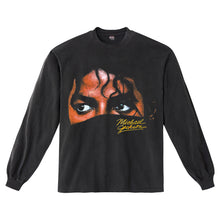 MICHAEL JACKSON WASHED BLACK LONGSLEEVE