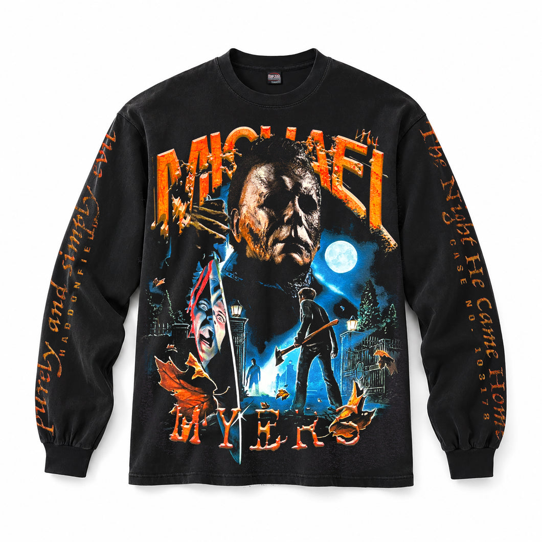 MICHAEL MYERS BLACK LONGSLEEVE