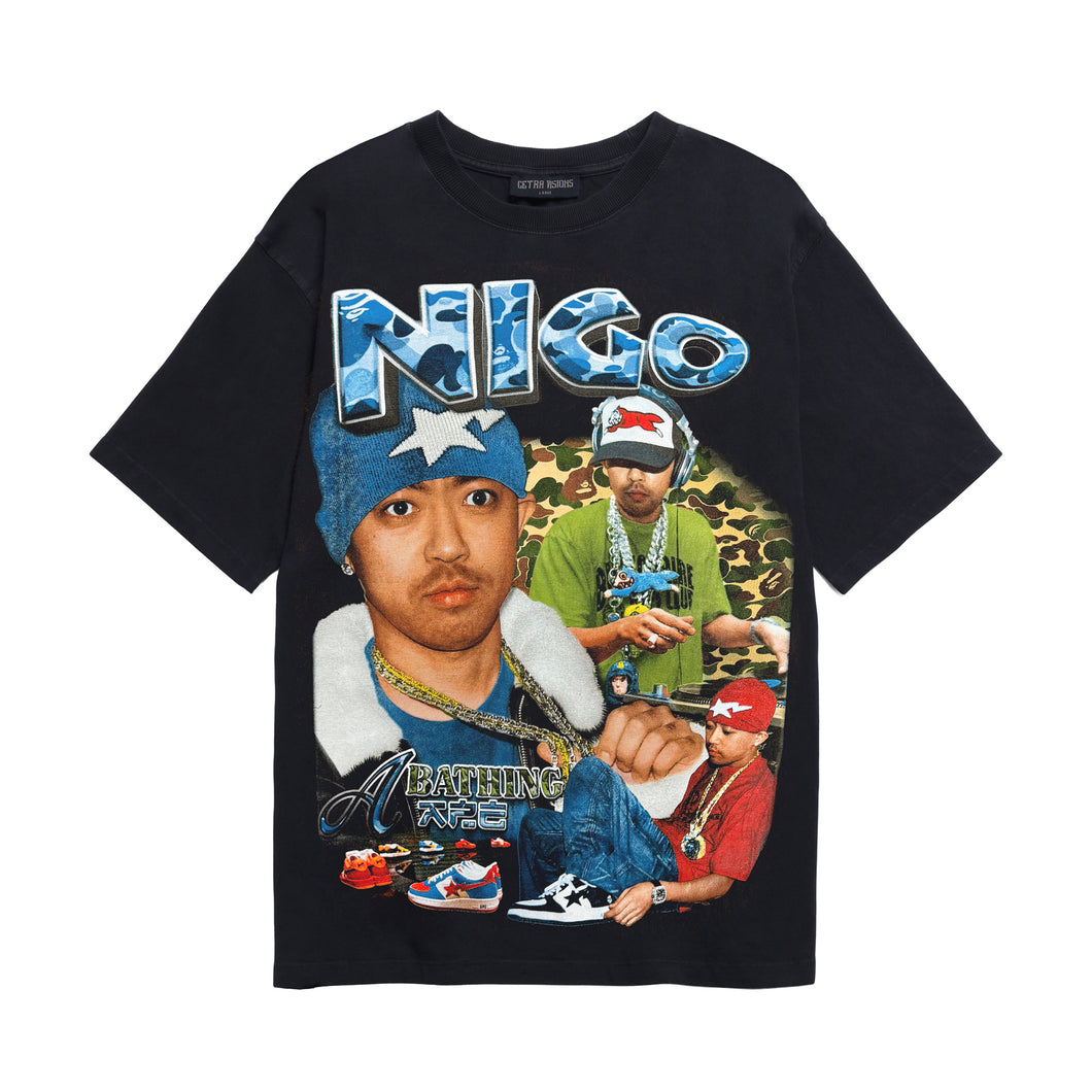 BLACK NIGO T-SHIRT