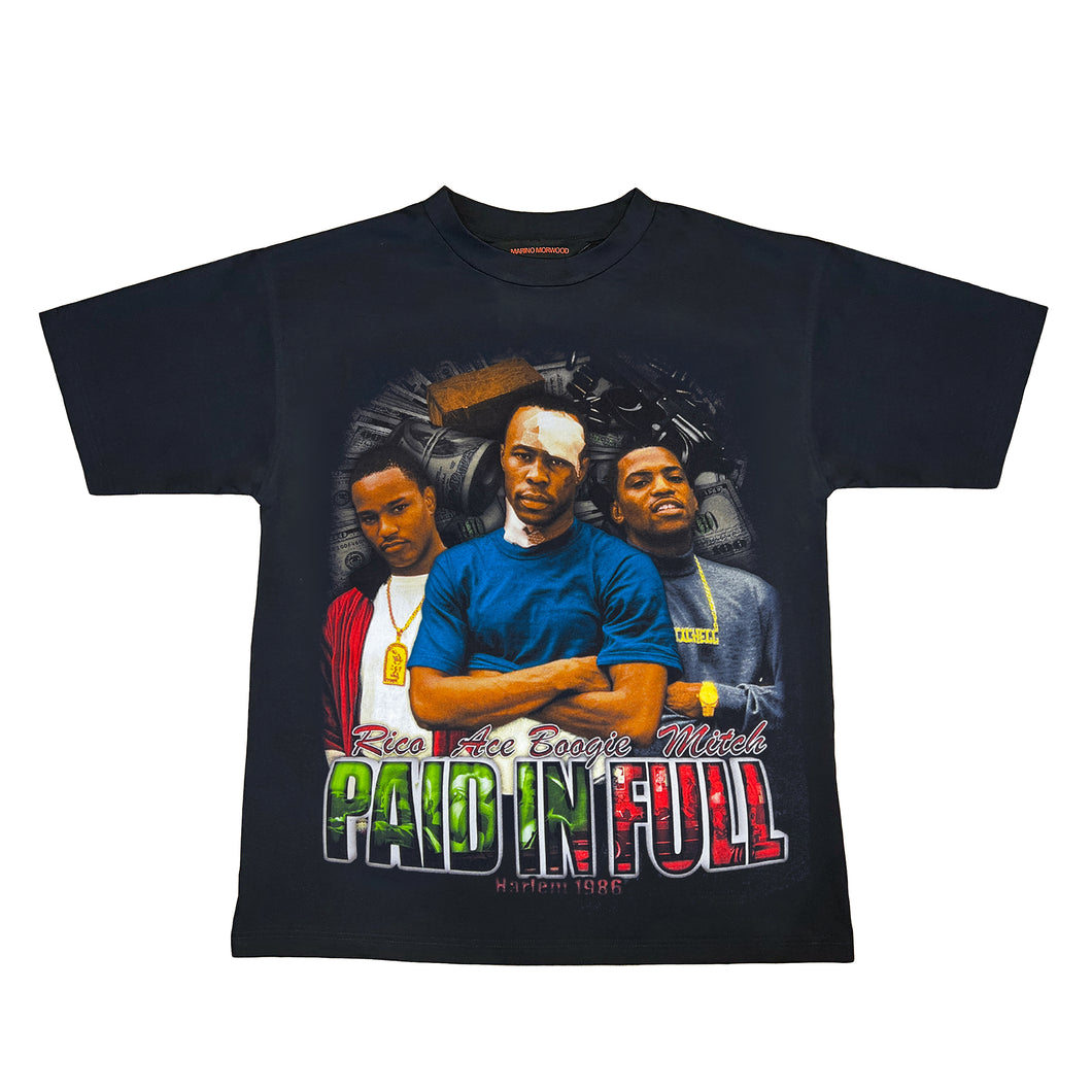 PAID IN FULL BLACK T-SHIRT