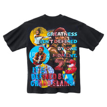 SERENA WILLIAMS WASHED BLACK T-SHIRT