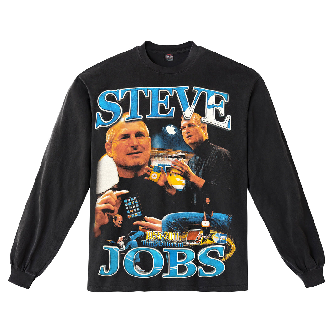 STEVE JOBS BLACK LONGSLEEVE