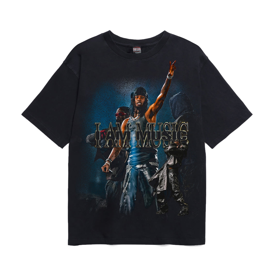 CARTI 'I AM MUSIC' T-SHIRT (BLACK)