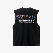 GHOSTFACE BLACK SLEEVELESS