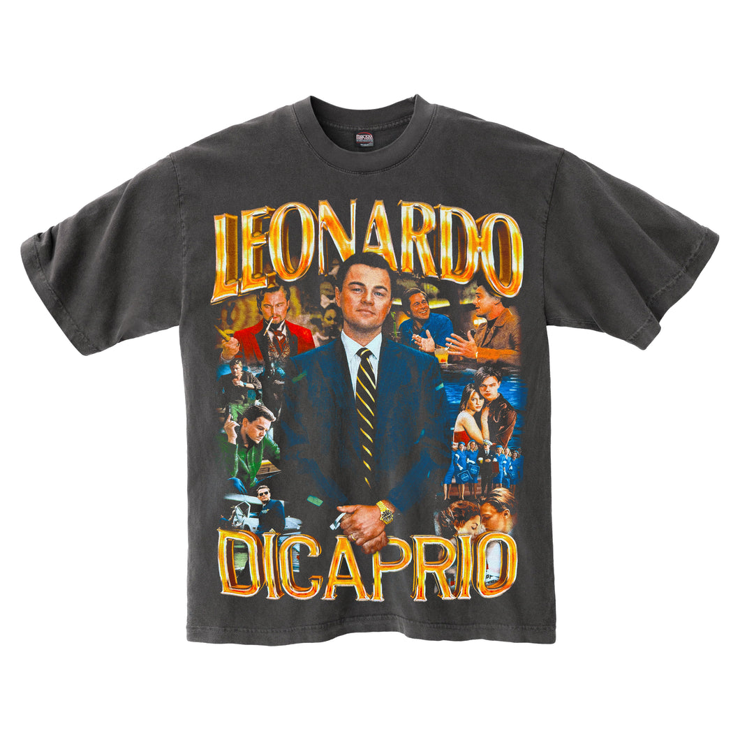 LEONARDO VINTAGE GREY T-SHIRT