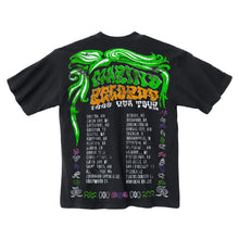 96' USA TOUR WASHED BLACK T-SHIRT