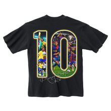 RONALDINHO WASHED BLACK T-SHIRT
